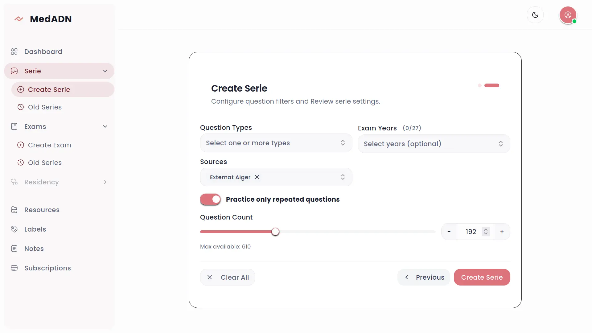 MedADN Dashboard